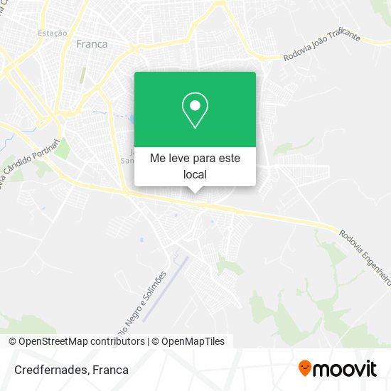 Credfernades mapa