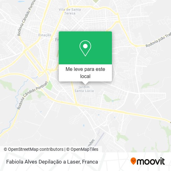 Fabiola Alves Depilação a Laser mapa