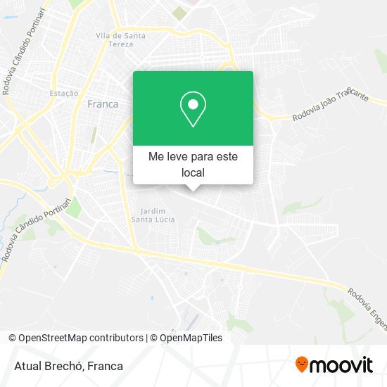 Atual Brechó mapa