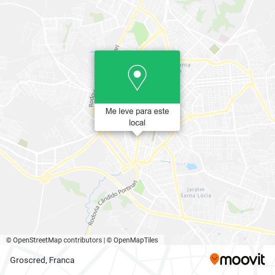 Groscred mapa