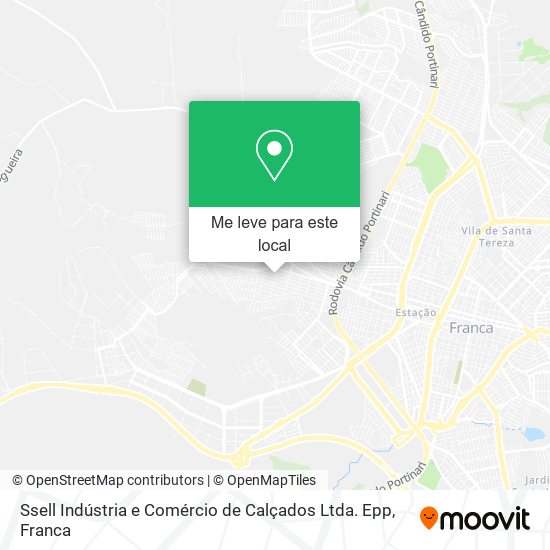 Ssell Indústria e Comércio de Calçados Ltda. Epp mapa