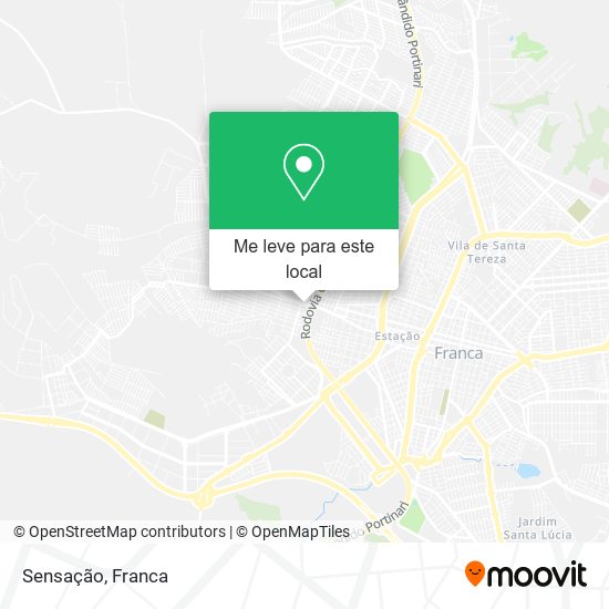 Sensação mapa