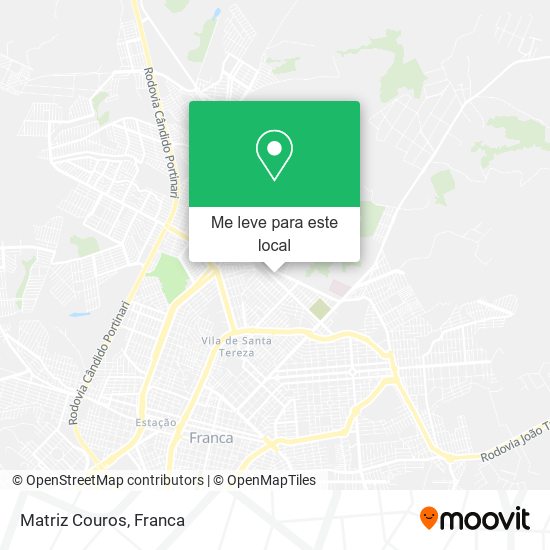Matriz Couros mapa
