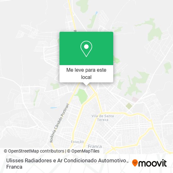 Ulisses Radiadores e Ar Condicionado Automotivo. mapa