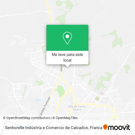 Senhorelle Indústria e Comercio de Calcados mapa