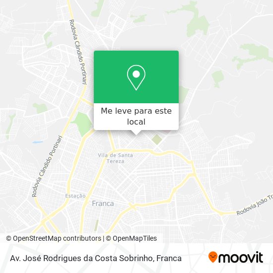 Av. José Rodrigues da Costa Sobrinho mapa