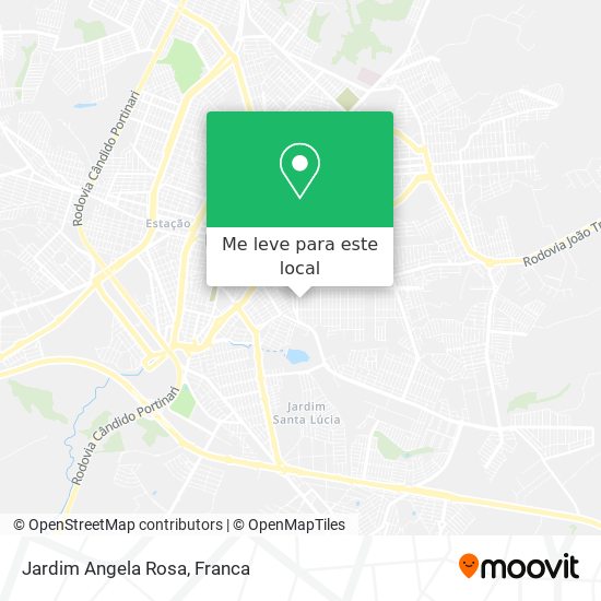 Jardim Angela Rosa mapa