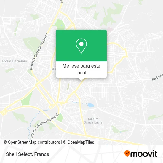 Shell Select mapa