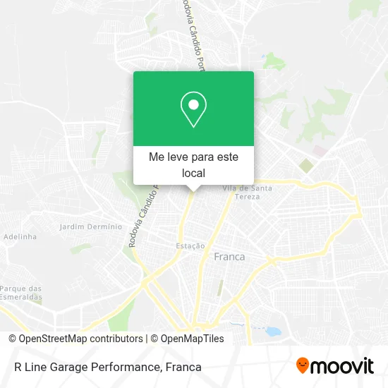 R Line Garage Performance mapa
