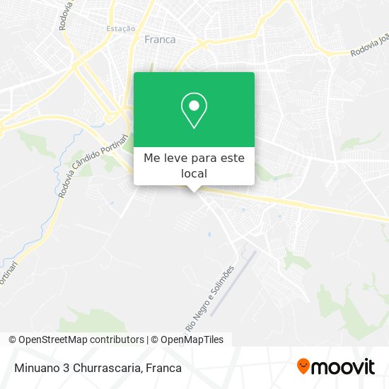 Minuano 3 Churrascaria mapa
