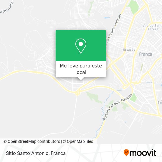 Sitio Santo Antonio mapa