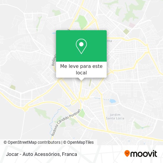 Jocar - Auto Acessórios mapa