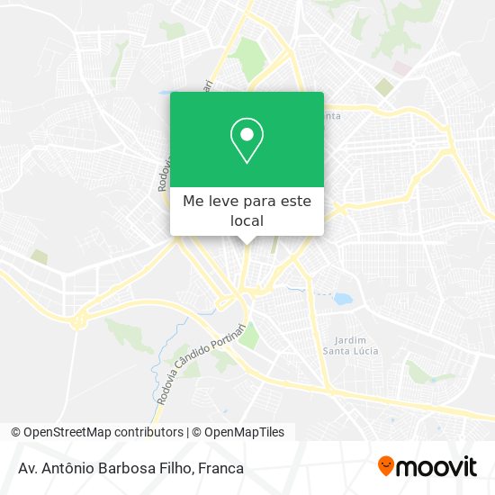 Av. Antônio Barbosa Filho mapa