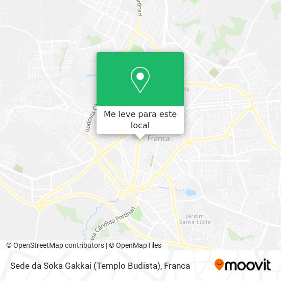 Sede da Soka Gakkai (Templo Budista) mapa