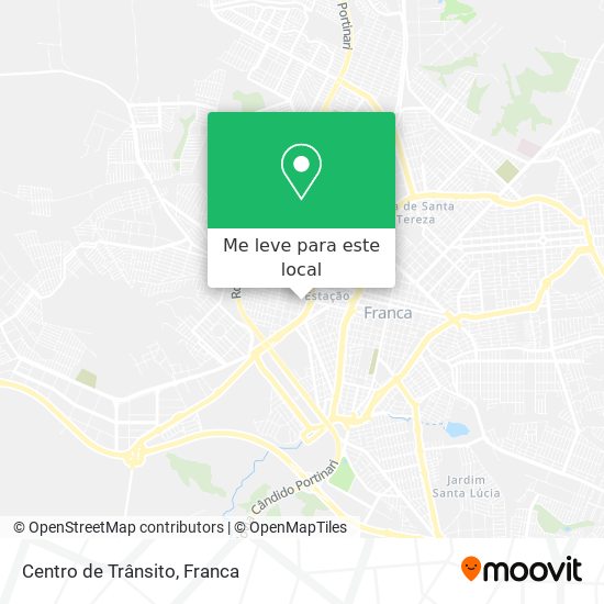 Centro de Trânsito mapa
