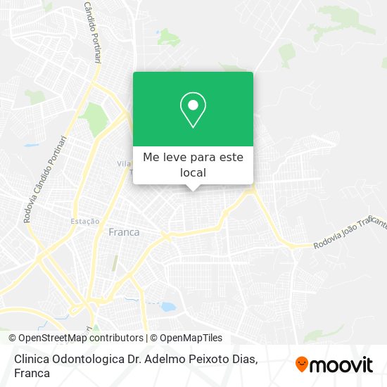 Clinica Odontologica Dr. Adelmo Peixoto Dias mapa