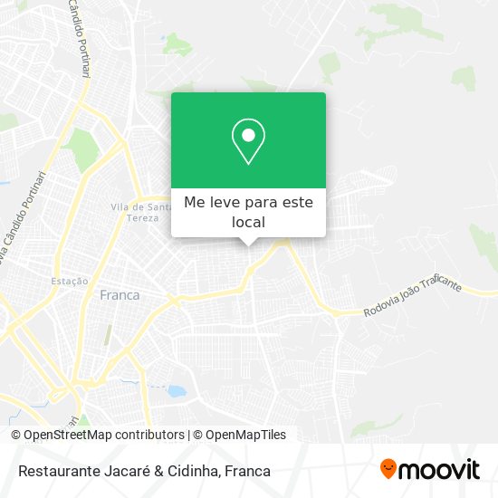 Restaurante Jacaré & Cidinha mapa