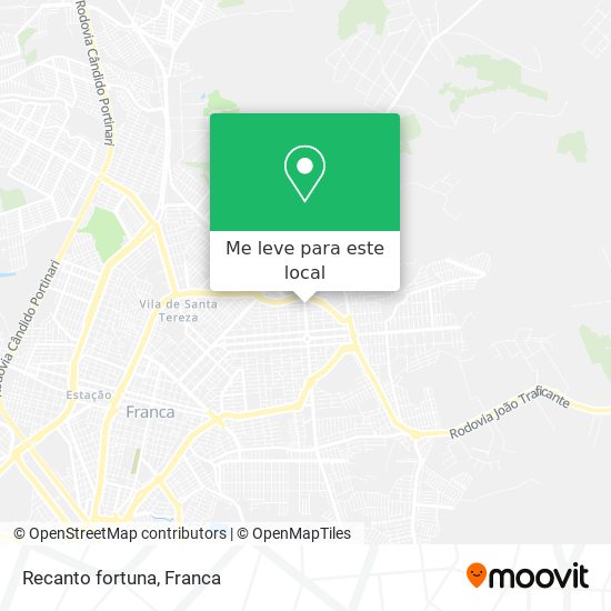 Recanto fortuna mapa