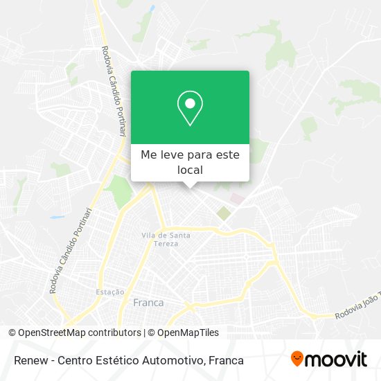 Renew - Centro Estético Automotivo mapa