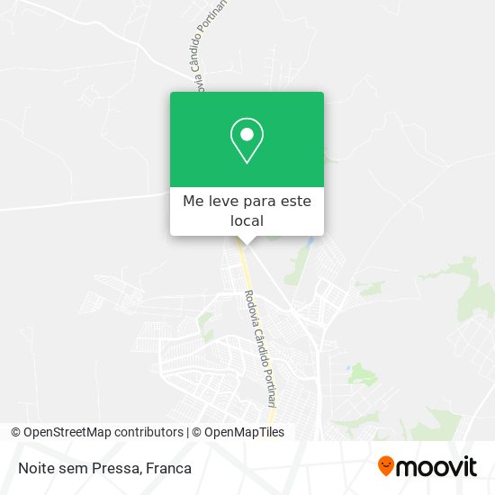 Noite sem Pressa mapa
