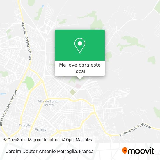 Jardim Doutor Antonio Petraglia mapa