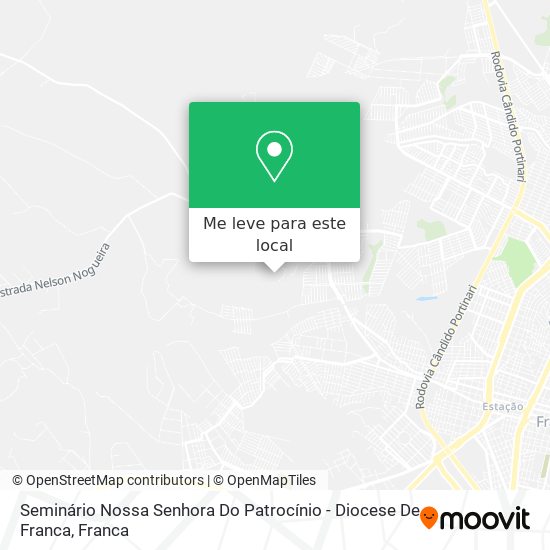 Seminário Nossa Senhora Do Patrocínio - Diocese De Franca mapa