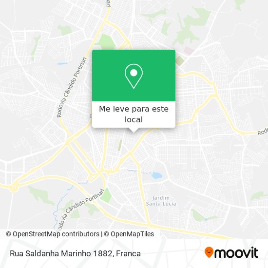 Rua Saldanha Marinho 1882 mapa