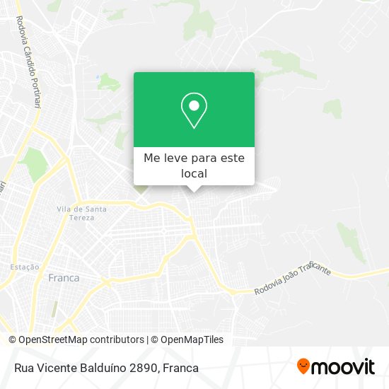 Rua Vicente Balduíno 2890 mapa