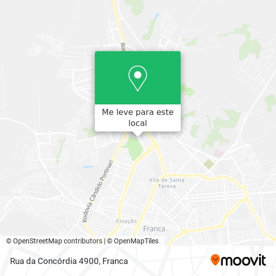 Rua da Concórdia 4900 mapa