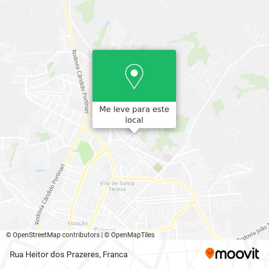 Rua Heitor dos Prazeres mapa