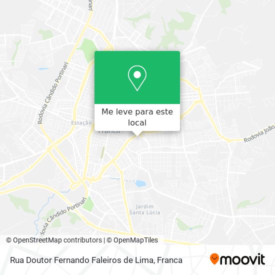 Rua Doutor Fernando Faleiros de Lima mapa