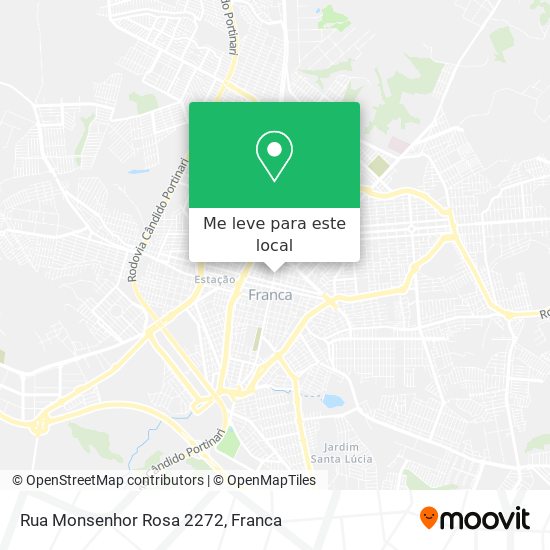 Rua Monsenhor Rosa 2272 mapa