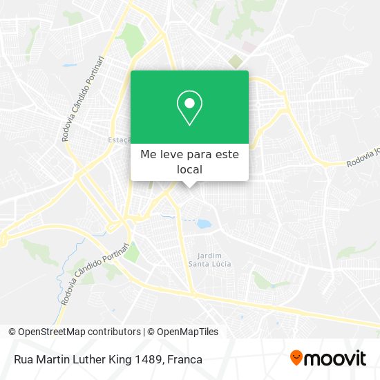 Rua Martin Luther King 1489 mapa