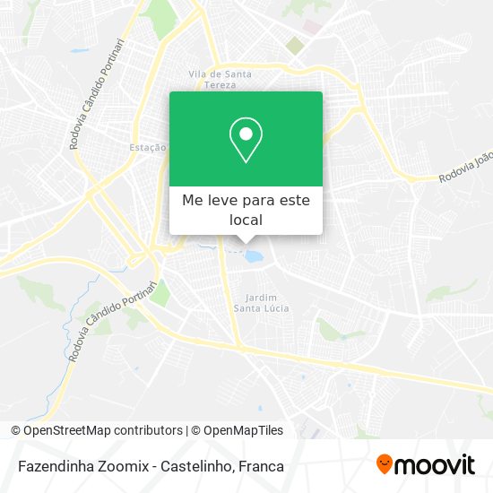 Fazendinha Zoomix - Castelinho mapa