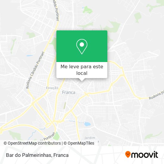 Bar do Palmeirinhas mapa
