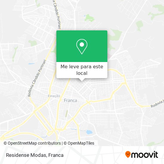 Residense Modas mapa