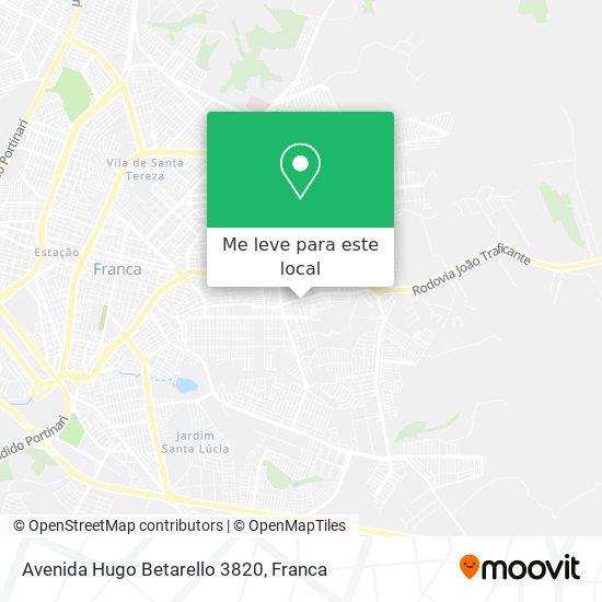 Avenida Hugo Betarello 3820 mapa