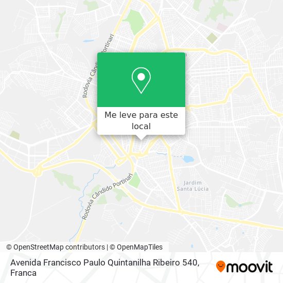 Avenida Francisco Paulo Quintanilha Ribeiro 540 mapa