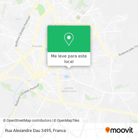 Rua Alexandre Dau 3495 mapa