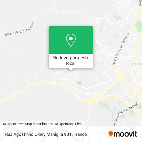Rua Agostinho Olney Maniglia 931 mapa