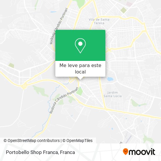 Portobello Shop Franca mapa