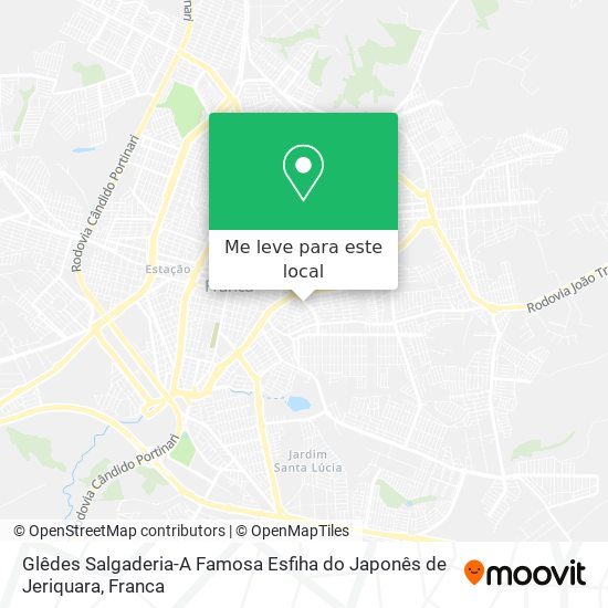 Glêdes Salgaderia-A Famosa Esfiha do Japonês de Jeriquara mapa