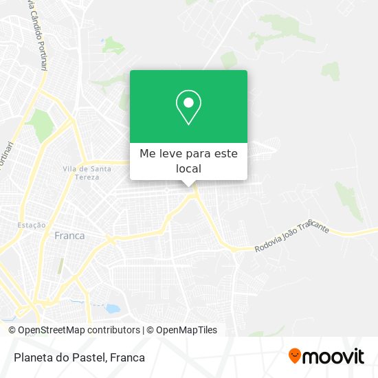 Planeta do Pastel mapa