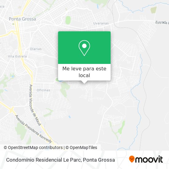 Condomínio Residencial Le Parc mapa