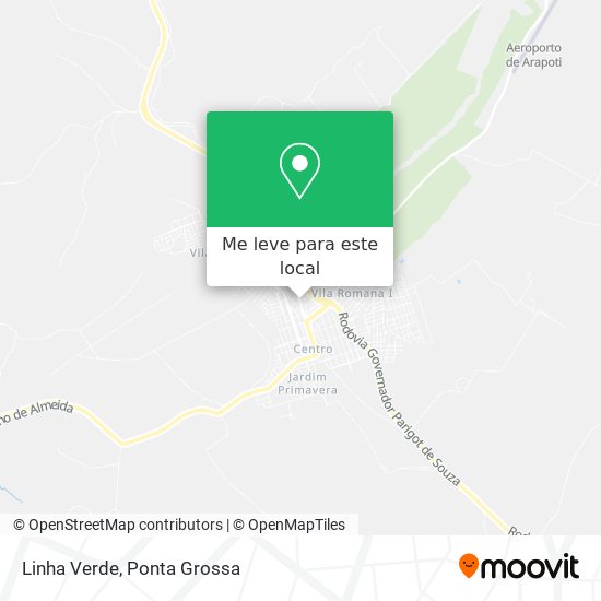 Linha Verde mapa