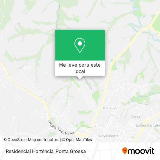 Residencial Hortência mapa