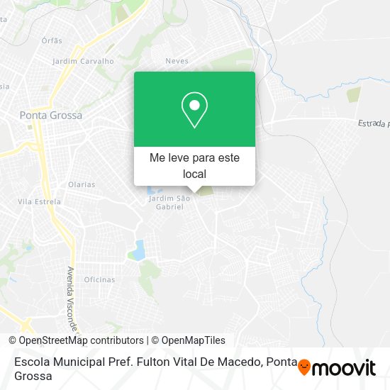 Escola Municipal Pref. Fulton Vital De Macedo mapa