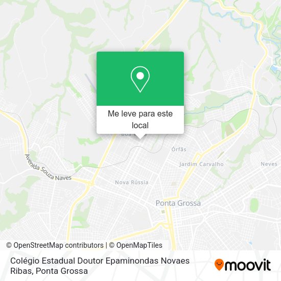 Colégio Estadual Doutor Epaminondas Novaes Ribas mapa