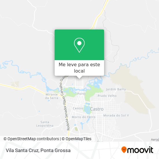 Vila Santa Cruz mapa