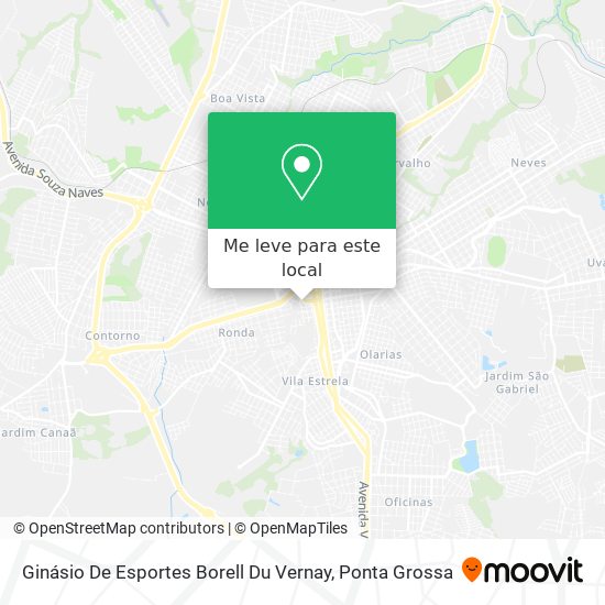 Ginásio De Esportes Borell Du Vernay mapa